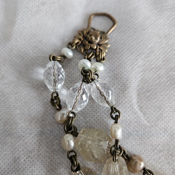 Stephen Dweck Black and Gold Beaded Necklace - Picture 3 of 10